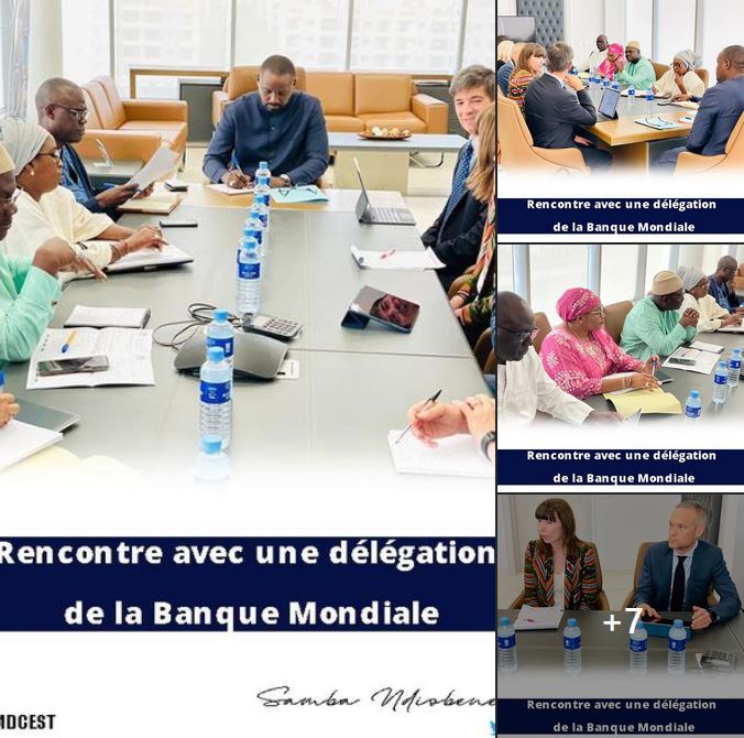 Rencontre avec une délégation de la banque Mondiale