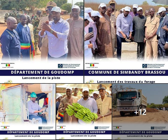 Lancement des travaux dans la région de Sedhiou