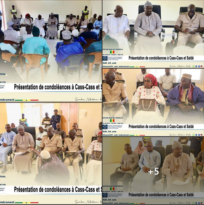 Présentation de Condoléances à Cass-Cass et Saldé