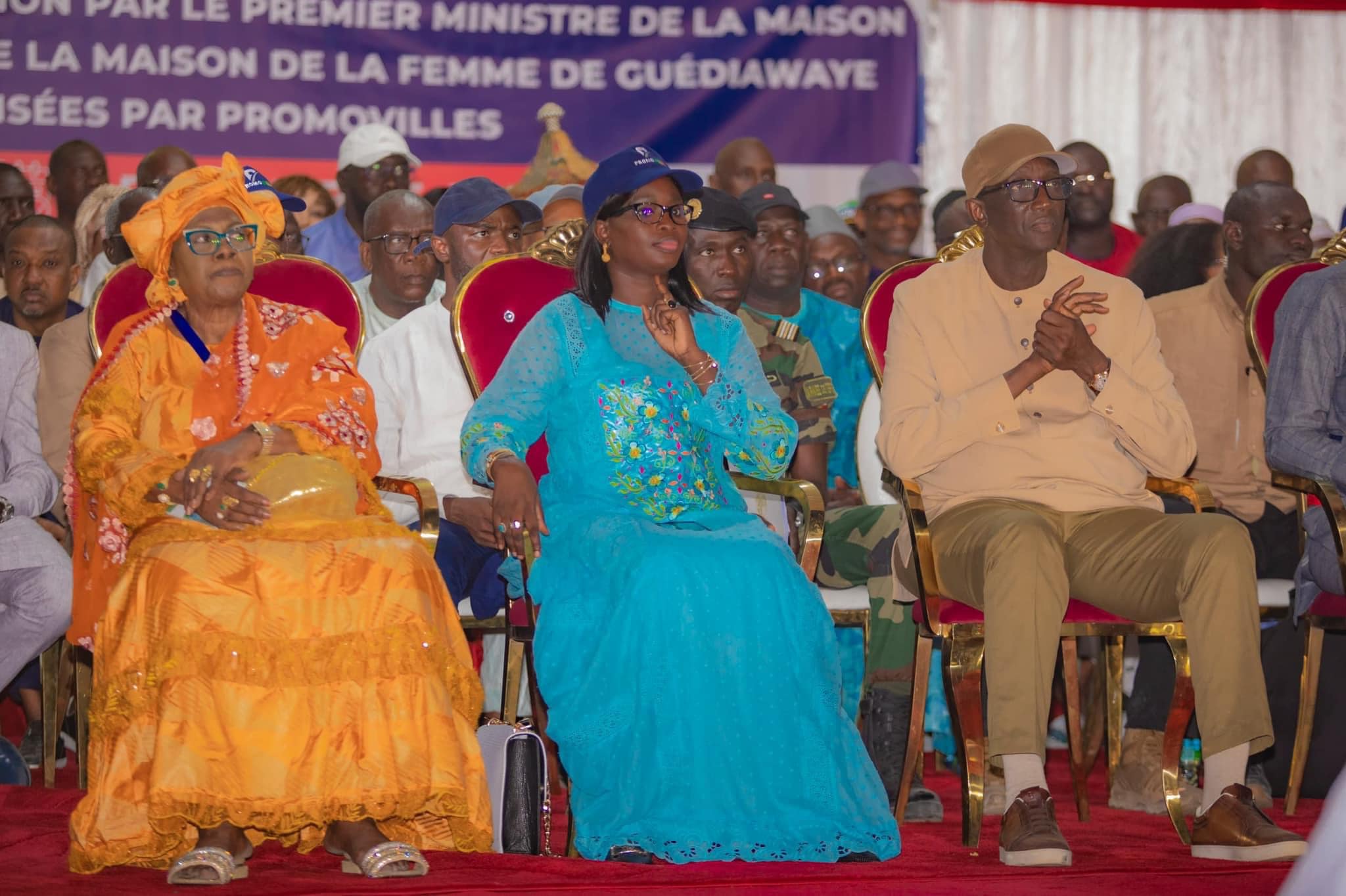 Inauguration des Maisons de la Femme "Mantoulaye GUENE" et des associations de Guédiawaye avec le Premier Ministre