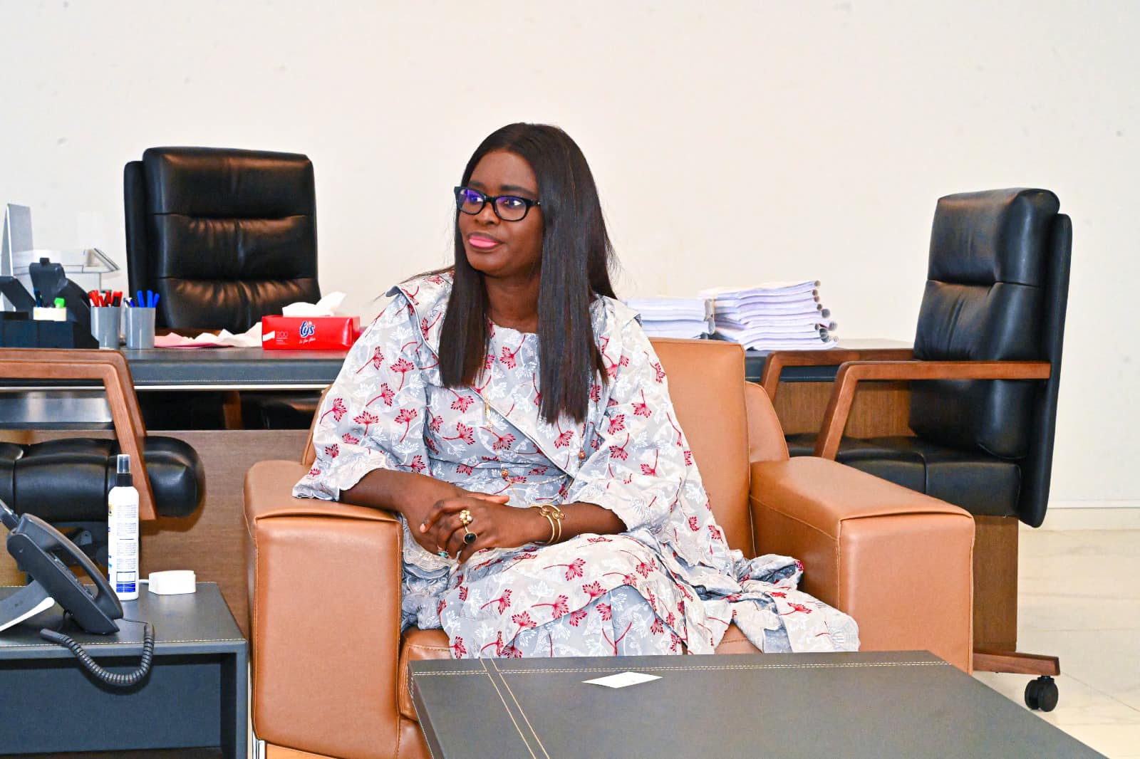 Cérémonie de réception d'un don de 4 804 tonnes de riz offert à notre pays par le Gouvernement du Japon