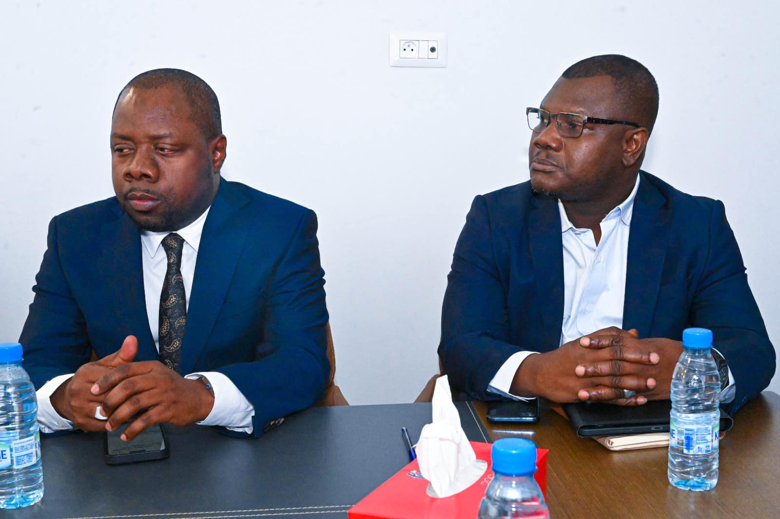 Cérémonie de réception d'un don de 4 804 tonnes de riz offert à notre pays par le Gouvernement du Japon