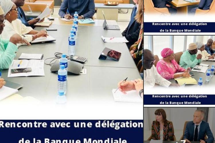 Rencontre avec une délégation de la banque Mondiale