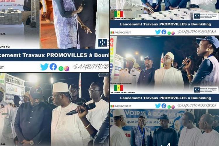 Lancement des travaux PROMOVILLES à Bounkiling