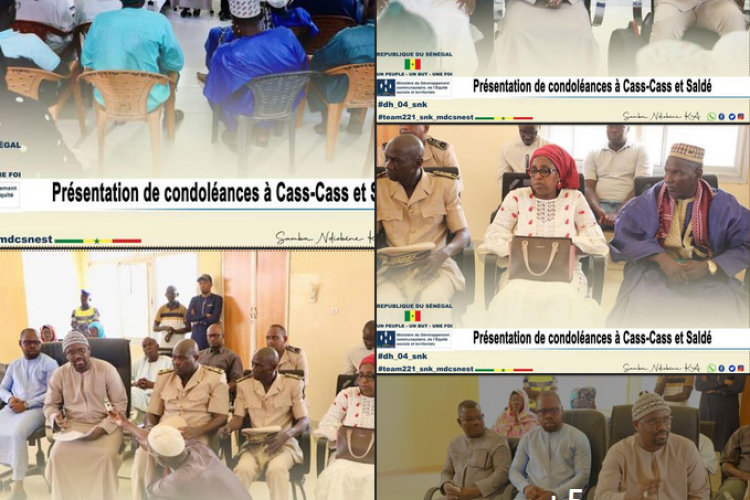 Présentation de Condoléances à Cass-Cass et Saldé